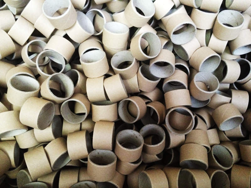 tube en carton pour étiquette