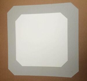 Intercalaire carton coins coupés