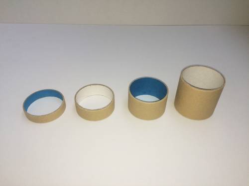 tube carton de couleur