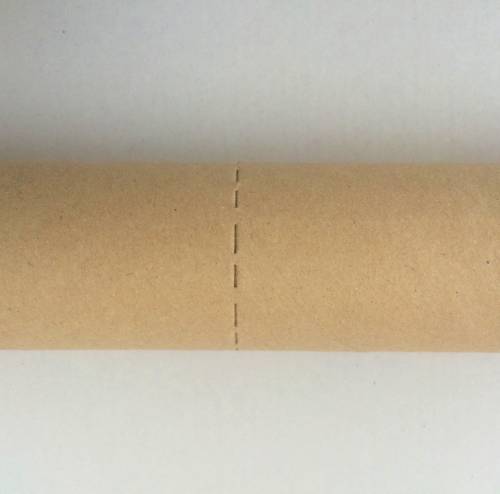 Tube carton prédécoupé sur mesure